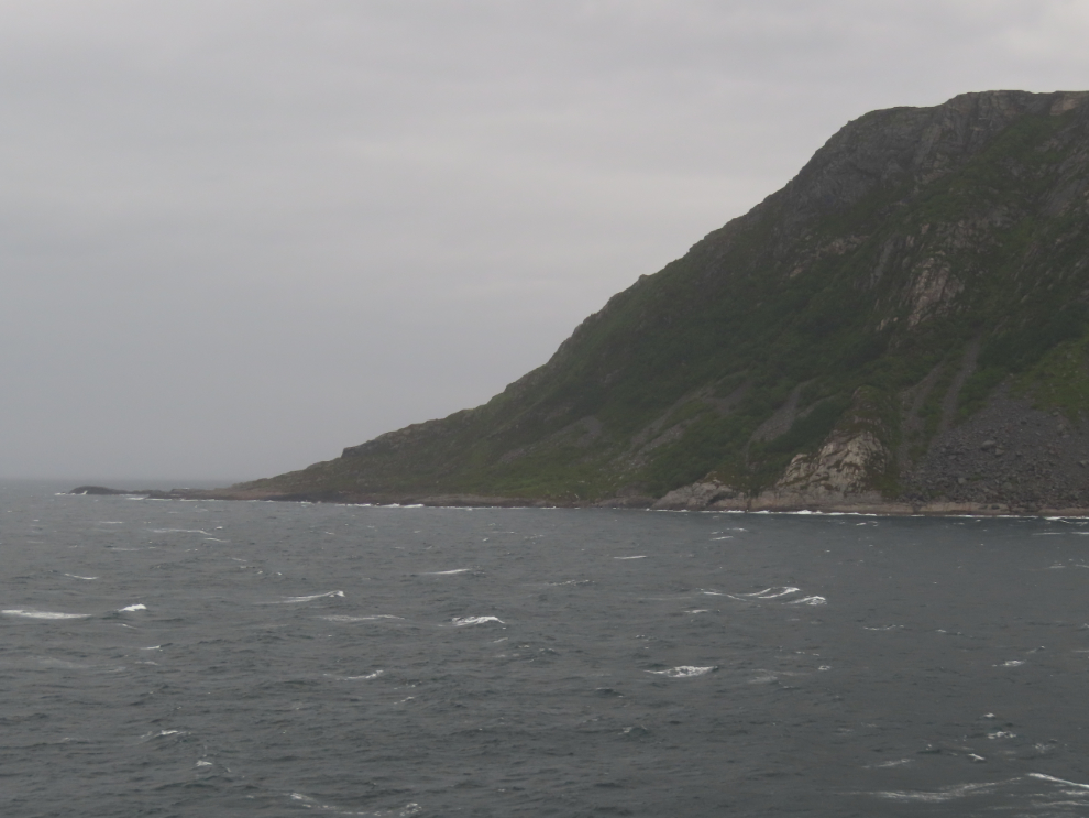 Passing the island of Gudlo as we sailed towards Aldalsnes, Norway,