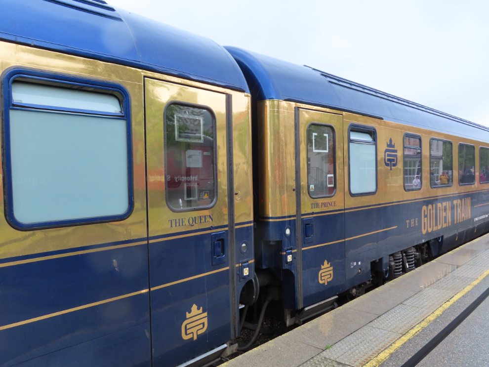 The Golden Train at Aldalsnes, Norway.
