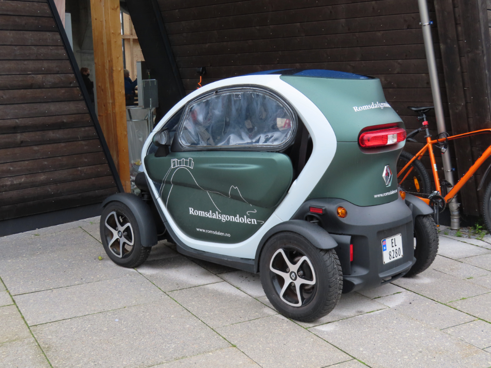 A mini-car at Aldalsnes, Norway.