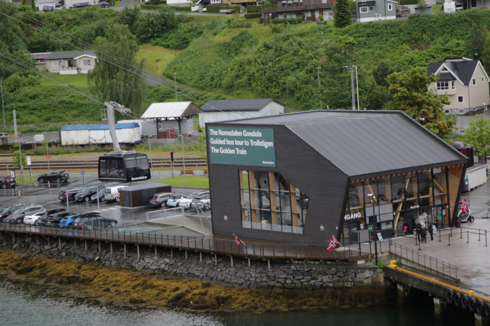 The Romsdalen Gondola, Norway's longest, at Aldalsnes, Norway.