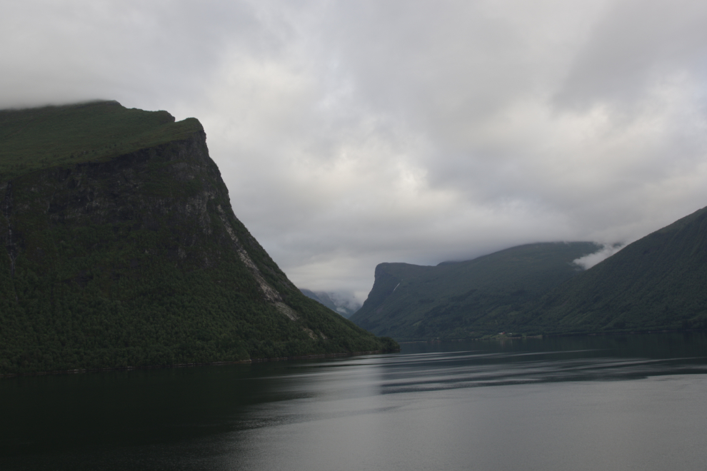Fifteen minutes down the fjord from Aldalsnes, Norway
