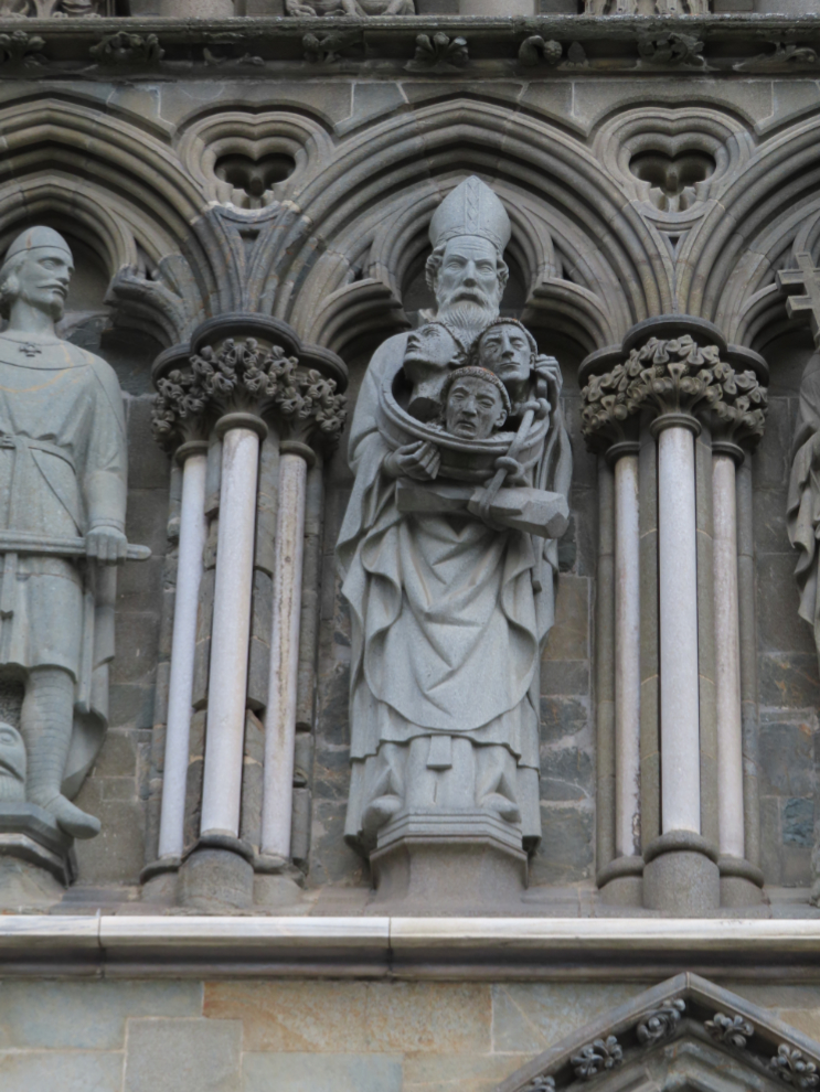 Nidaros Cathedral at Trondheim, Norway.