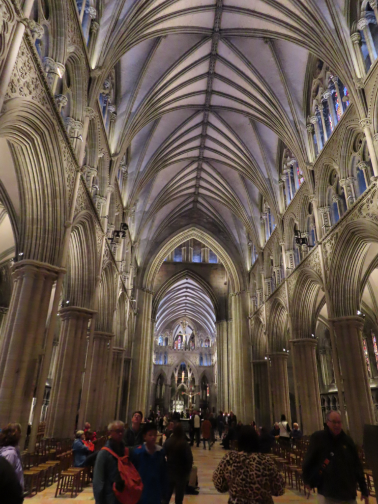 Nidaros Cathedral, the world's northernmost medieval cathedral, at Trondheim, Norway.