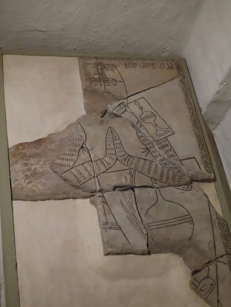 The crypt at Nidaros Cathedral at Trondheim, Norway.