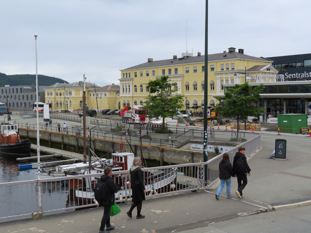 Trondheim sentralstasjon, the train station at Trondheim, Norway.