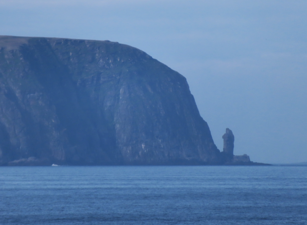 The dramatic coast near Honningsvag, Norway.