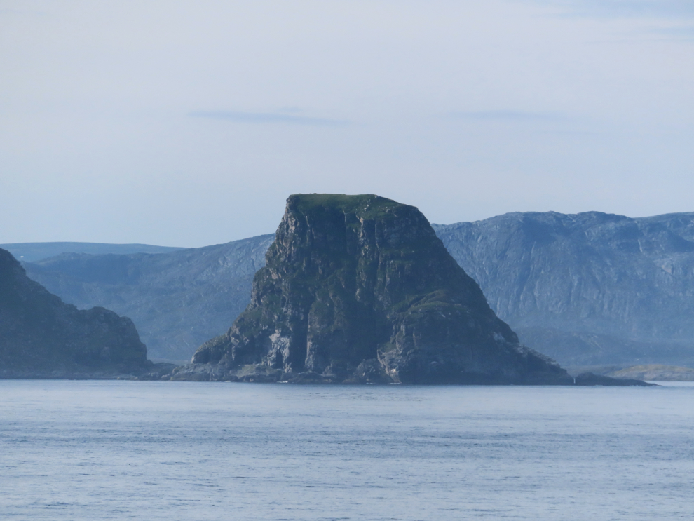 The dramatic coast near Honningsvag, Norway.