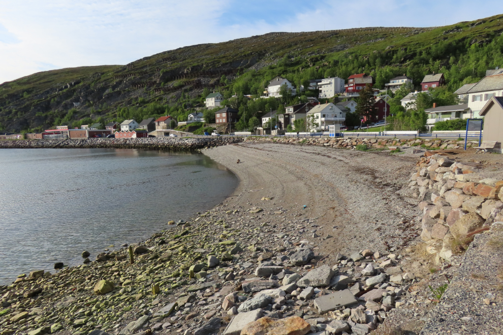 A beach at Hammerfest, Norway.