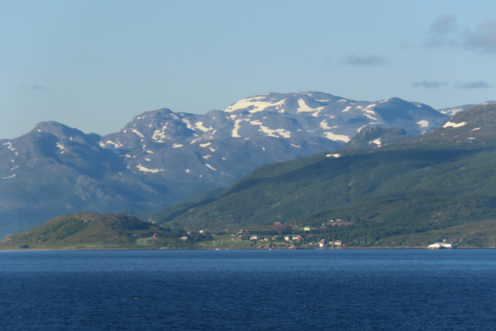 The tiny community of Isnestoften in Alta Fjord, Norway.