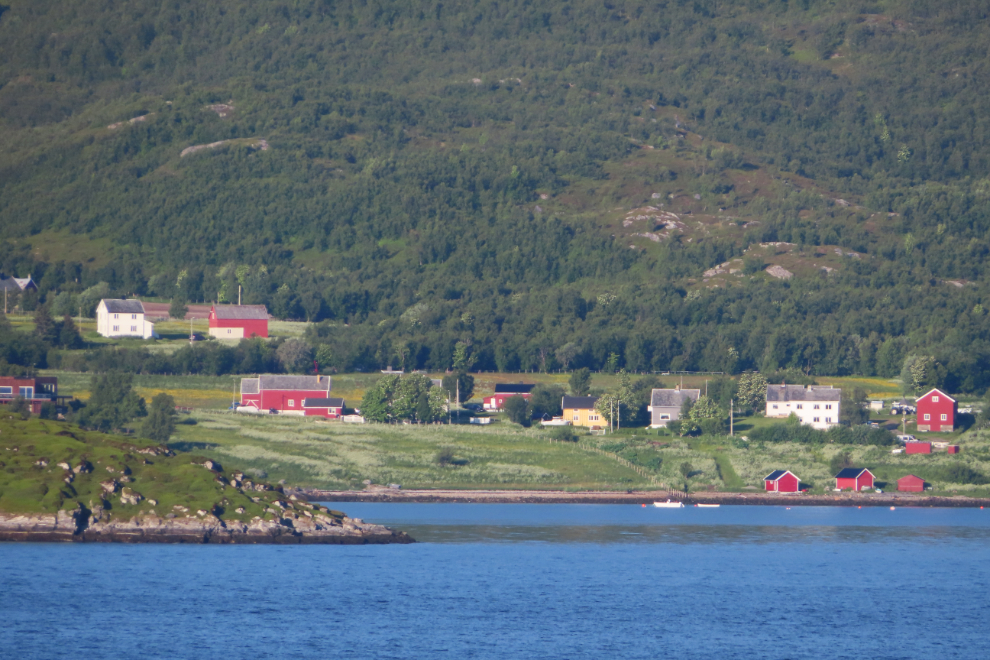 A tiny commuity in Alta Fjord, Norway.