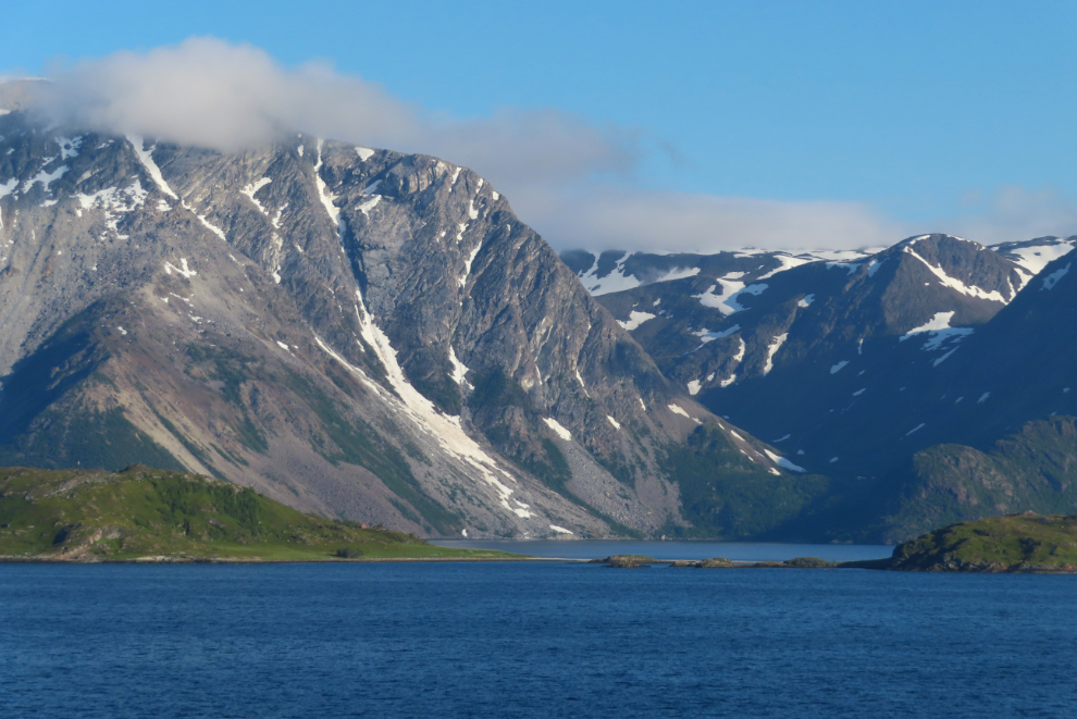 This was the most spectacular of the side fjords I saw in Alta Fjord, Norway.