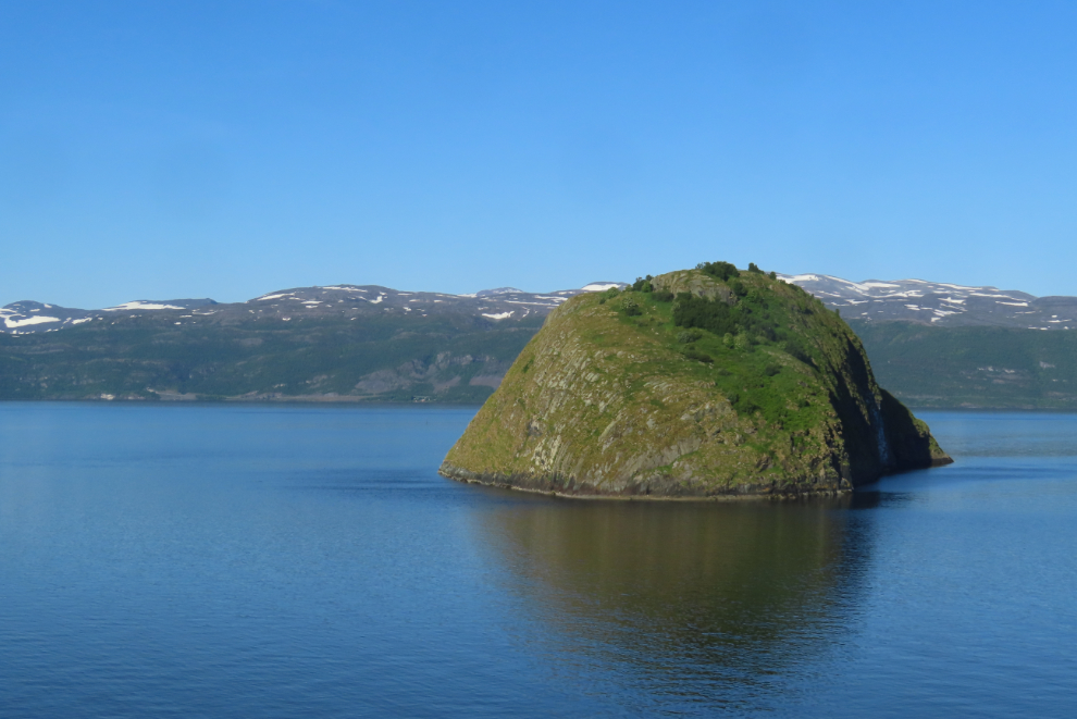 An island in Alta Fjord, Norway.