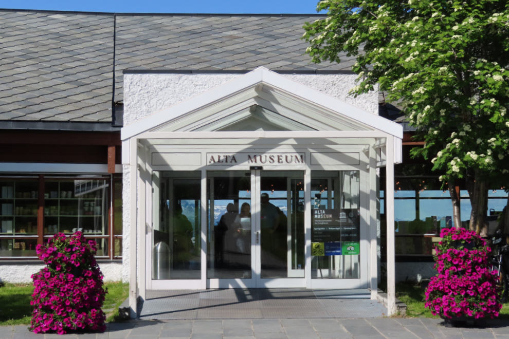 The entrance to the Alta Museum, Norway.
