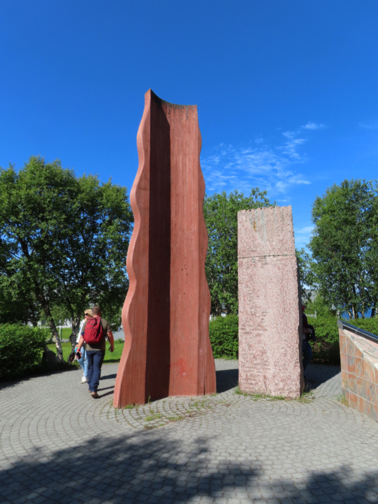 Sculpture at the Alta Museum, Norway.