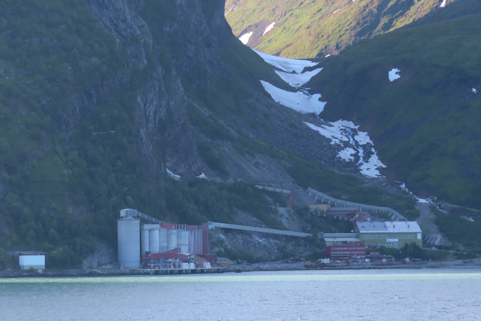 Possibly a gold mine, along the Alta Fjord, Norway.