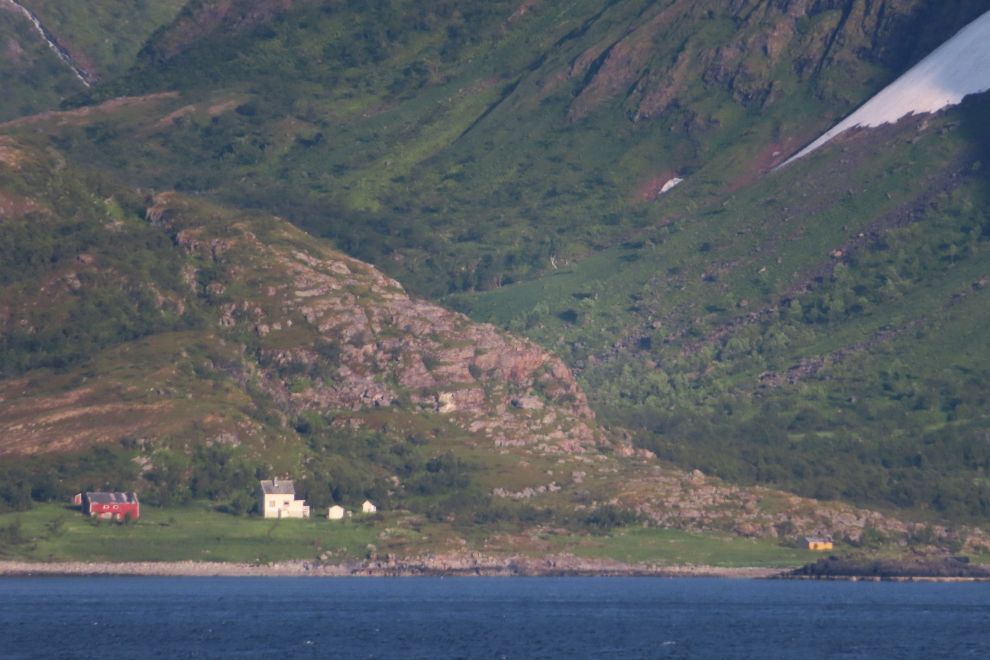 The coast south of Hammerfest, Norway.