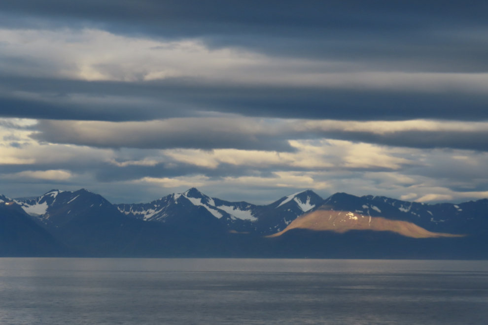 Morning off the north coast of Iceland.