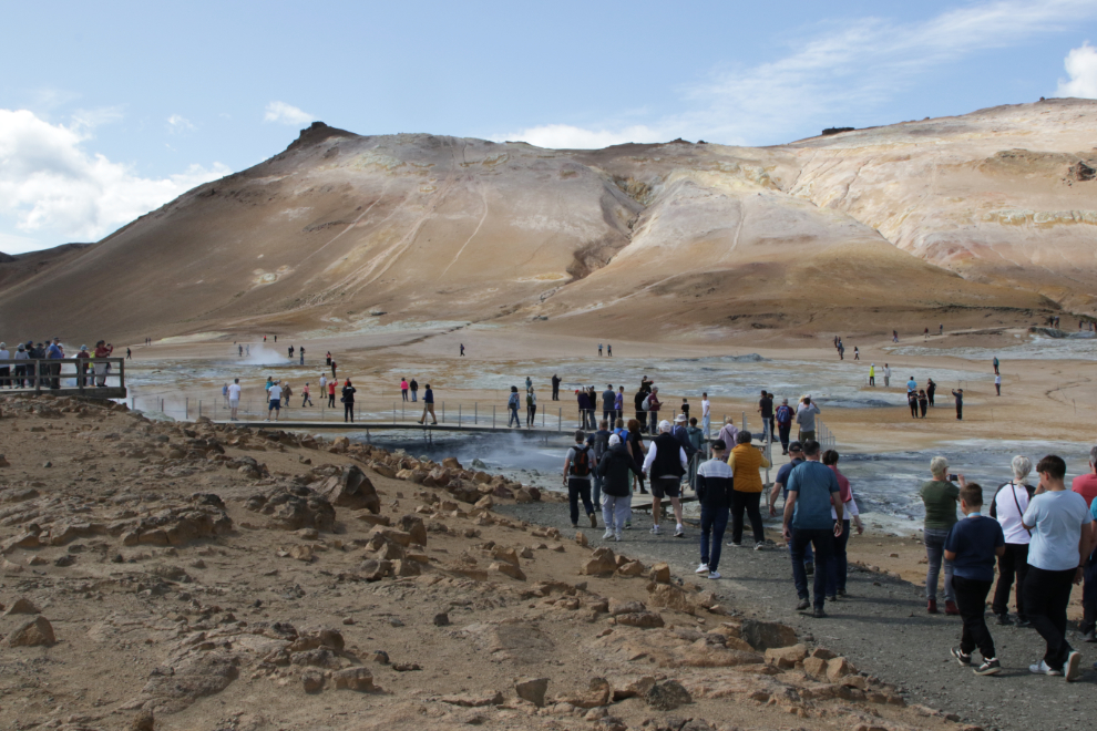 The Hverir geothermal area, Iceland.