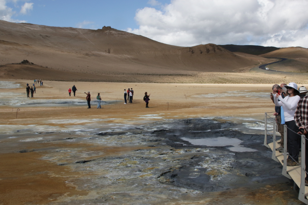 The Hverir geothermal area, Iceland.