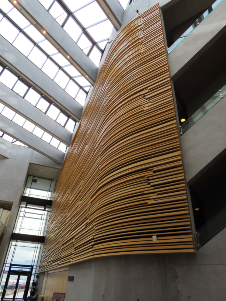 The round Hof Cultural and Conference Centre at Akureyri, Iceland.