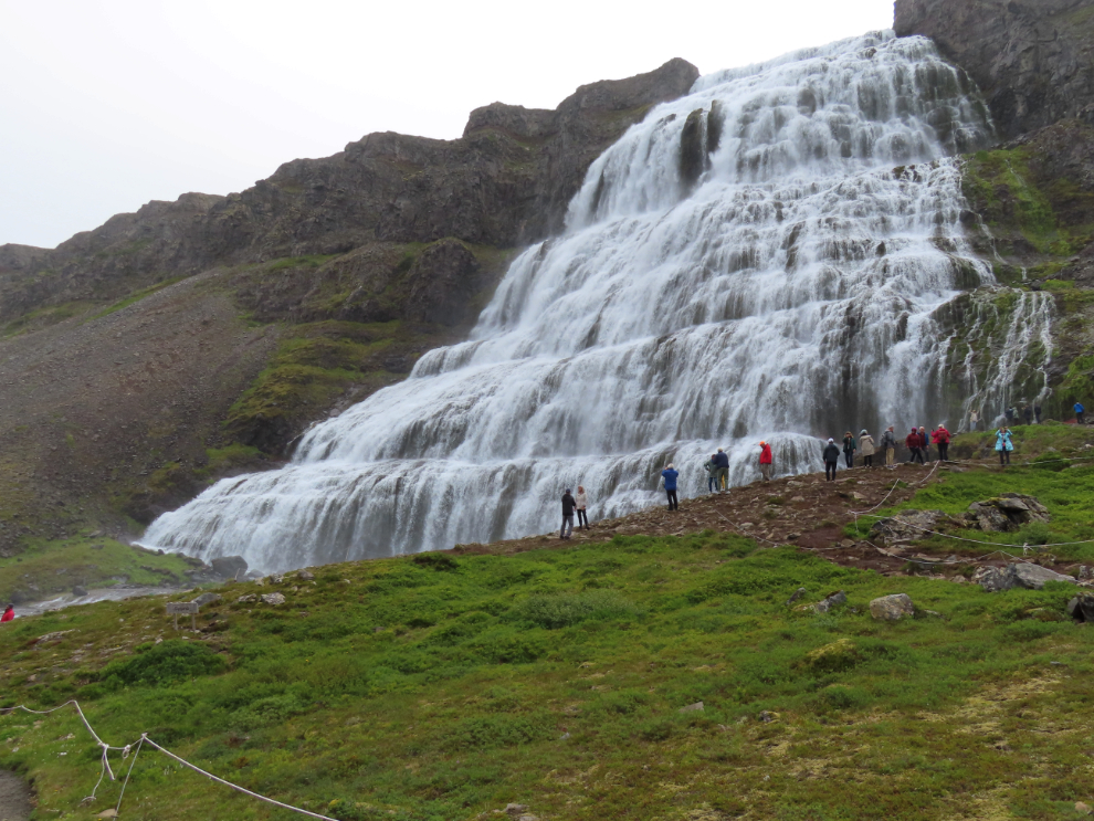Fjallsfoss, the upper waterfall at Dynjandi, Iceland.