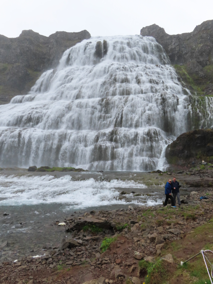 Fjallsfoss, the upper waterfall at Dynjandi, Iceland.