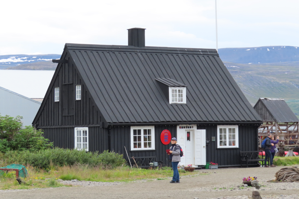 The original trading site known as Nedstikaupstadur, at Isafjordur, Iceland.