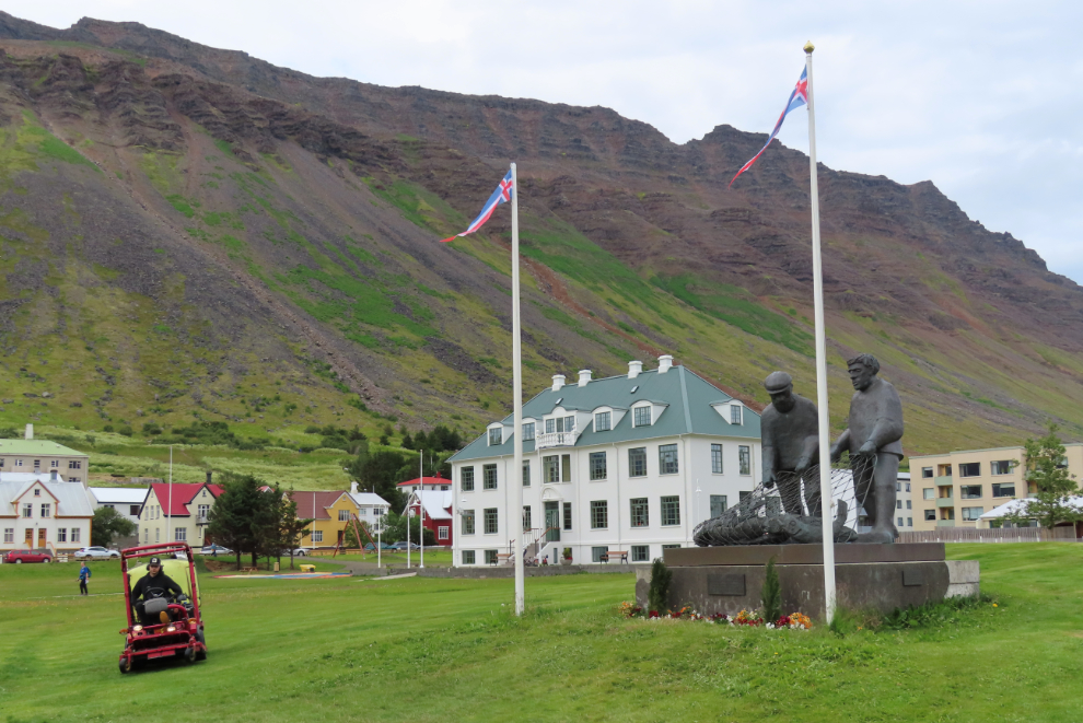 The 1925 hospital at Isafjordur, Iceland.