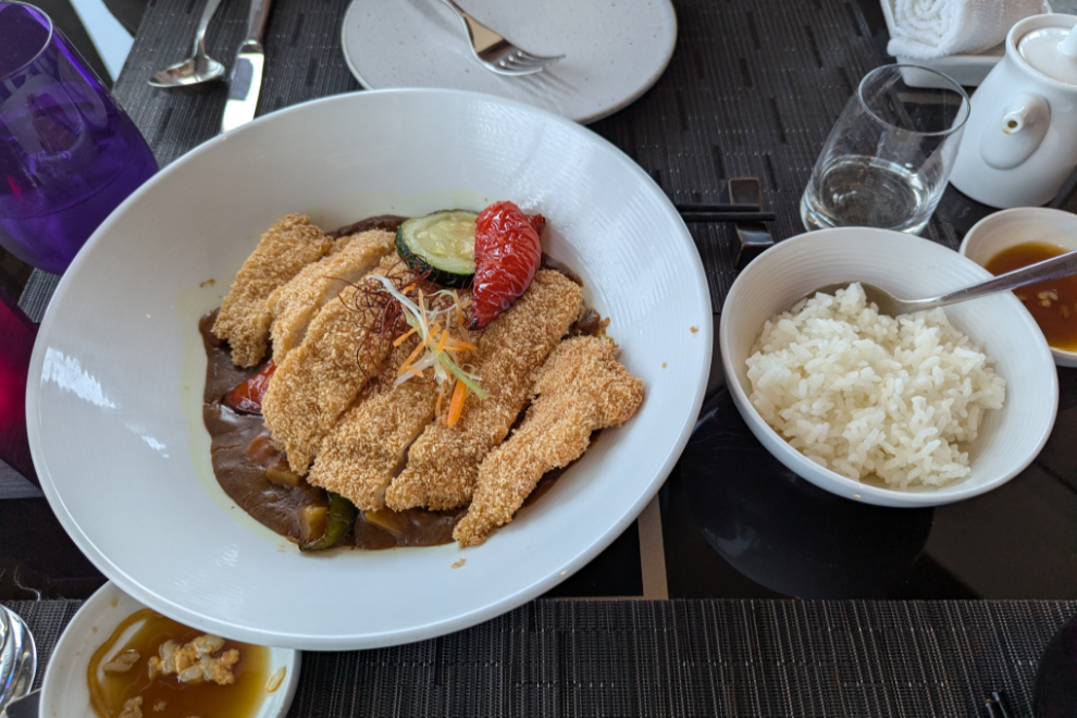 One dish from the sushi bar at Morimoto by Sea on Deck 10 aft on the Holland America cruise ship Nieuw Statendam.