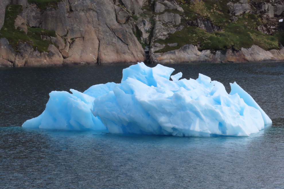 A large iceberg in Prince Christian Sound, Greenland.