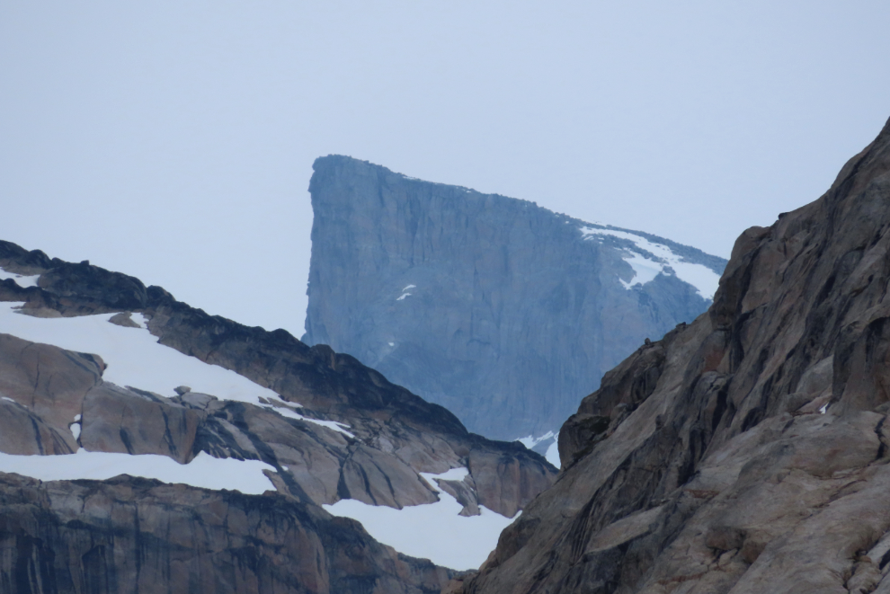 An incredible peak in Prince Christian Sound, Greenland.