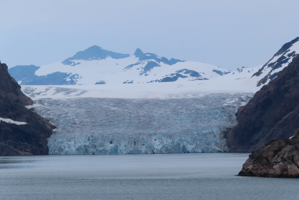 A glacier in Prince Christian Sound, Greenland.