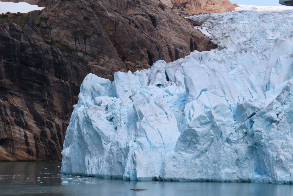 Close to a glacier in Prince Christian Sound, Greenland.