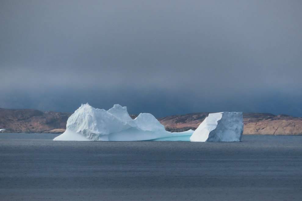 Icebergs off the southwest coast of Greenland.