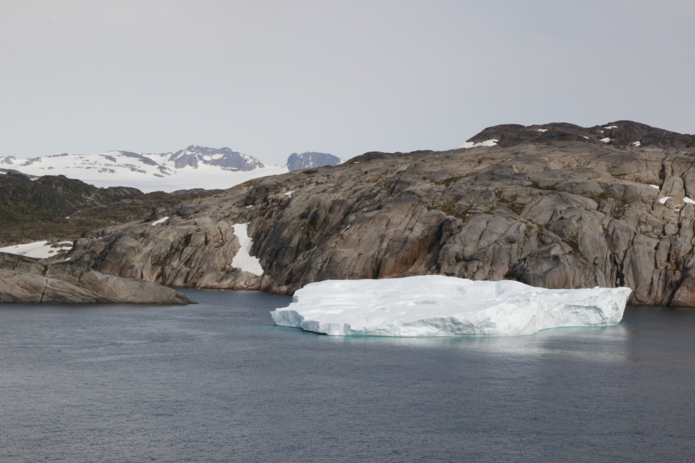 A large iceberg in Prince Christian Sound, Greenland.