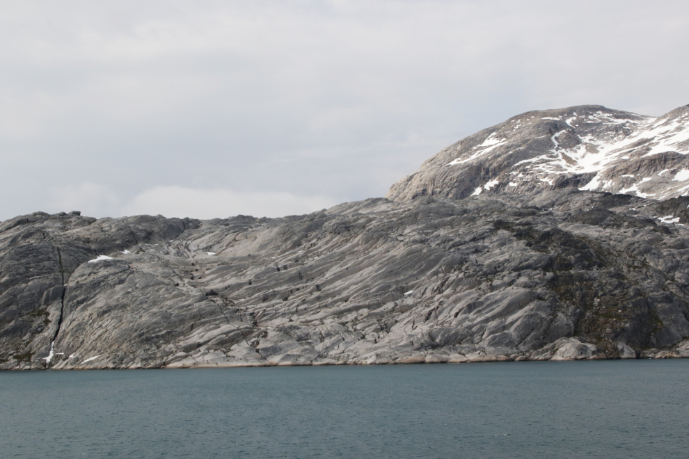Fascinating geology on display in Prince Christian Sound, Greenland.