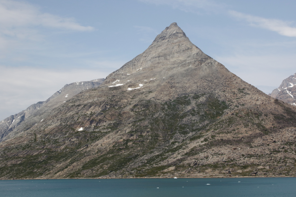 The Matterhorn of Greenland? In Prince Christian Sound.