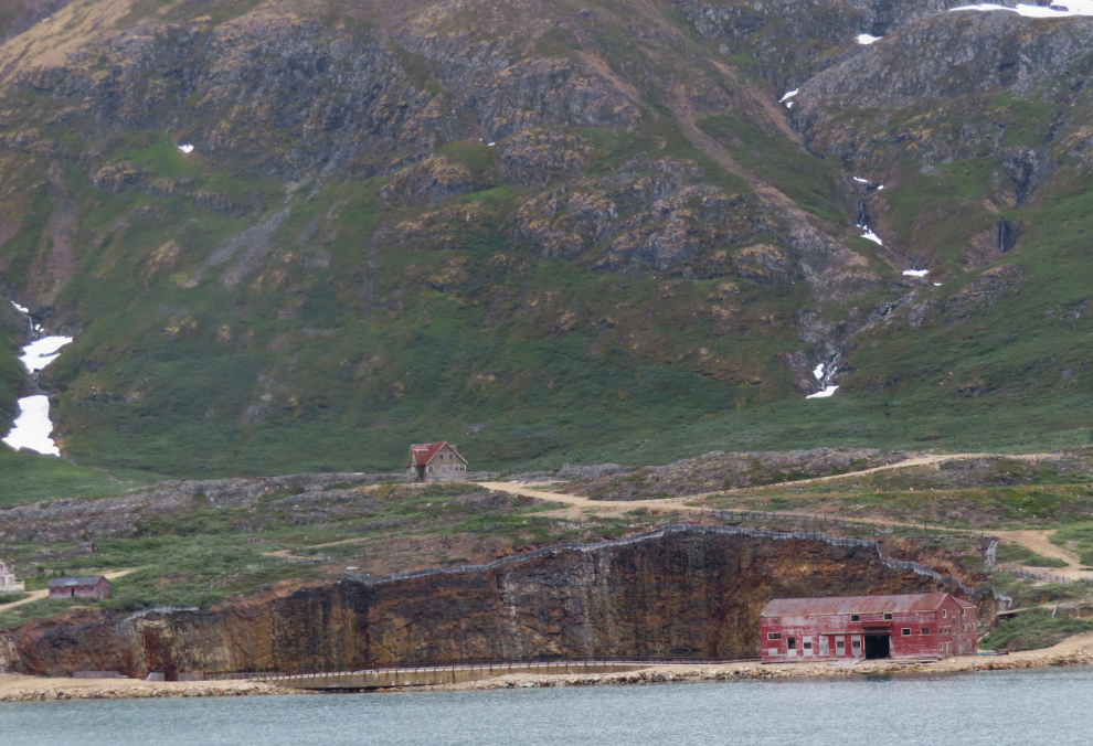 The abandoned Ivittuut cryolite mine in Greenland.