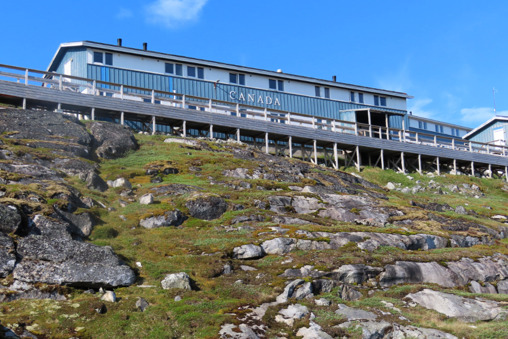 Housing for fisheries workers at Paamiut, Greenland.