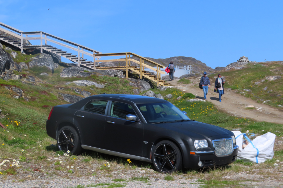 A gangster car at Paamiut, Greenland.