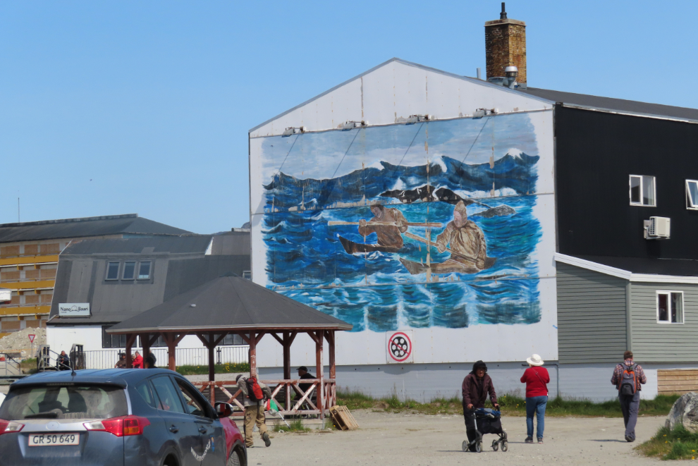 A large mural at Paamiut, Greenland.