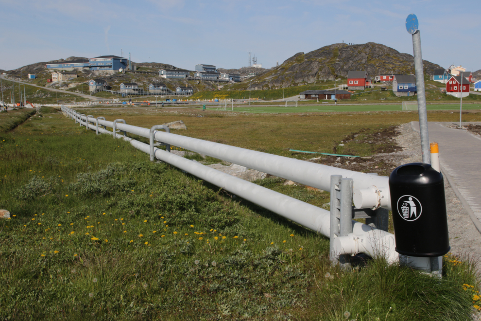 Utilidors at Paamiut, Greenland.