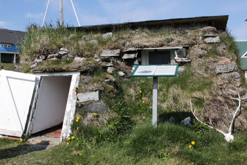 A turf-house at Paamiut, Greenland.