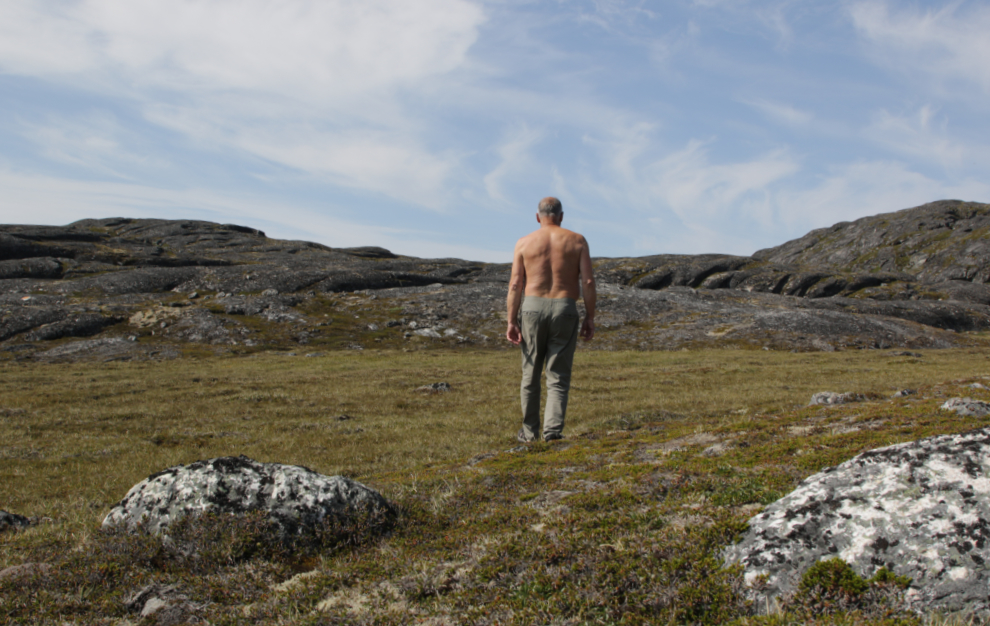 A warm hike in the backcountry near Paamiut, Greenland.