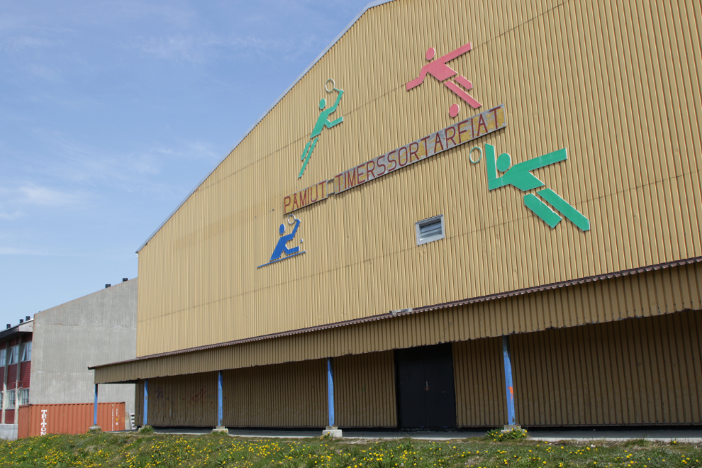 The sports arena t Paamiut, Greenland.