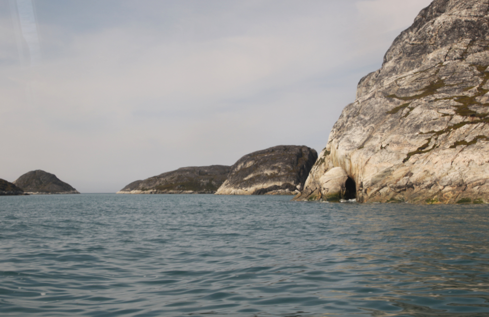 Leaving Paamiut, Greenland, by ship tender.