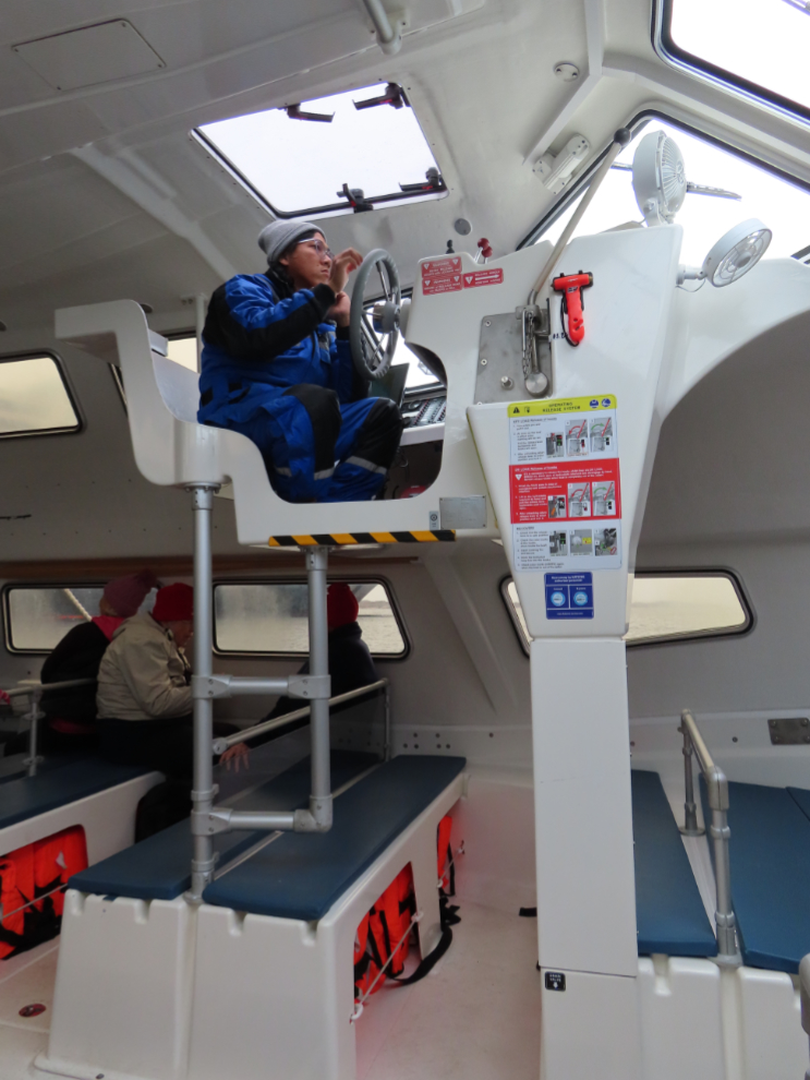 Heading back to the ship at Qaqortoq, Greenland.