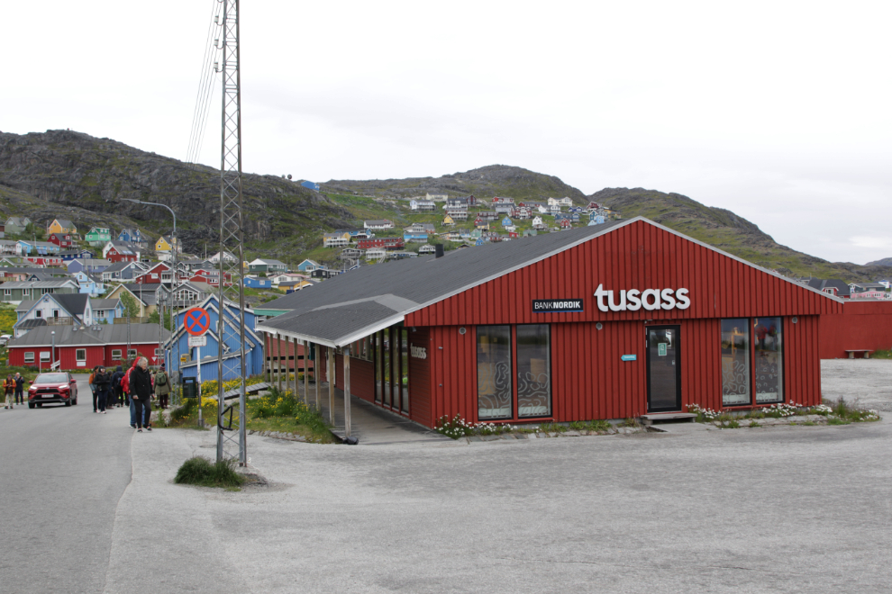 The tusass office at Qaqortoq, Greenland.