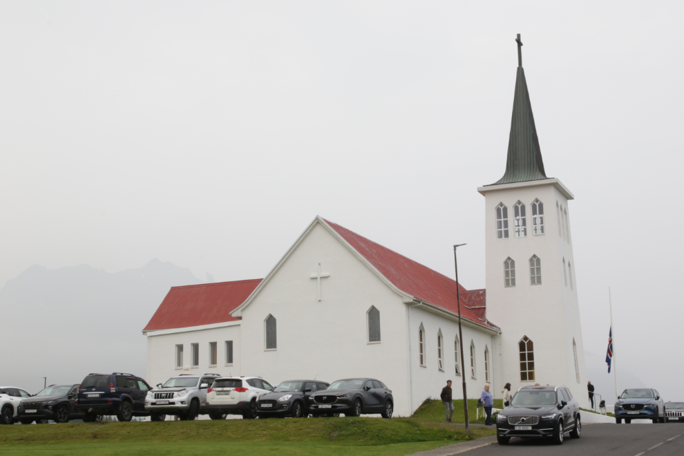 The church at Grundarfjordur, Iceland.