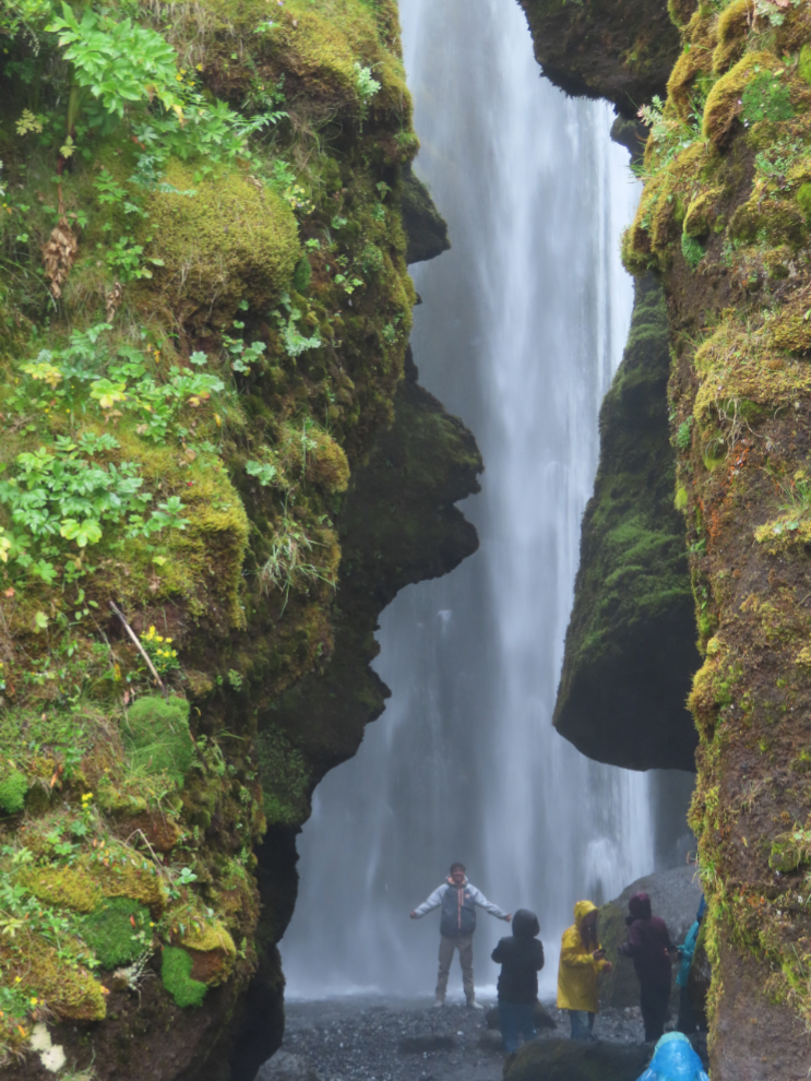 The waterfall Gljufrabui, Iceland.